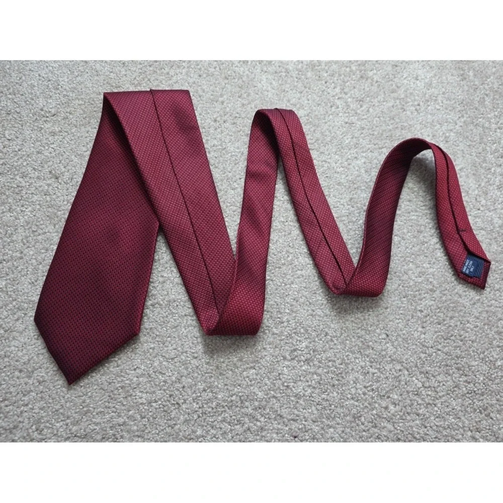 HENRY JACOBSON Tie Lot Of 6 Mens Multicolor Geometric Preppy Neckties‎